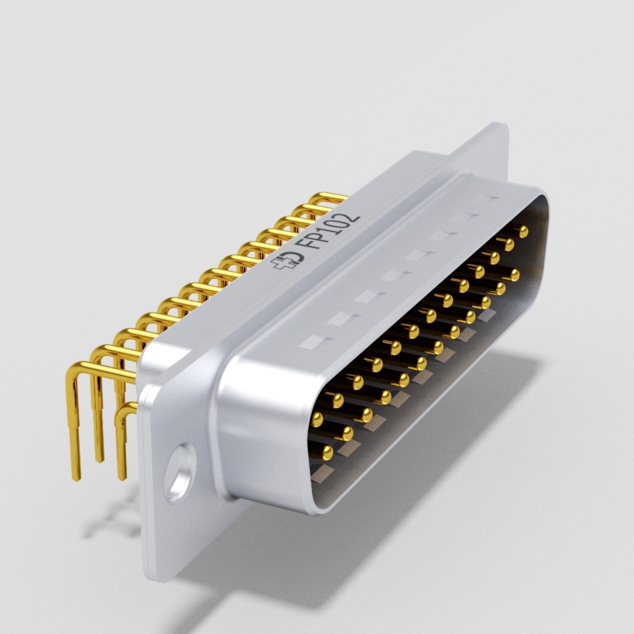 D-sub Filter Solder Pin 90°, 8.4 Konnektörler