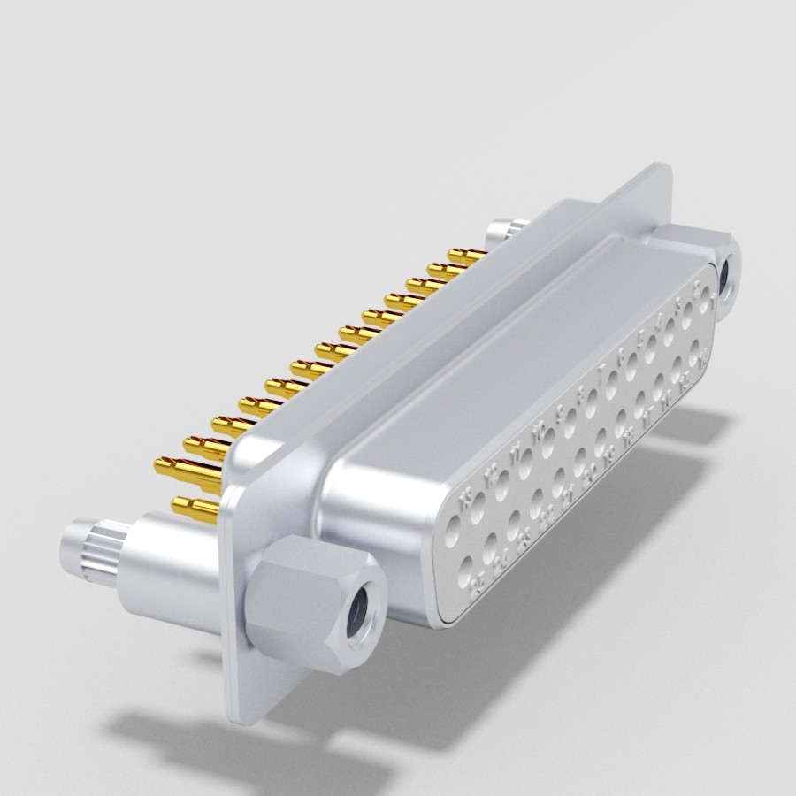 D-sub Standard Press Fit AssembledKonnektörler